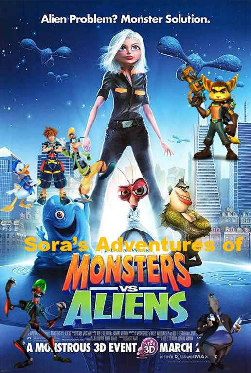 Sora's Adventures of Monsters vs Aliens